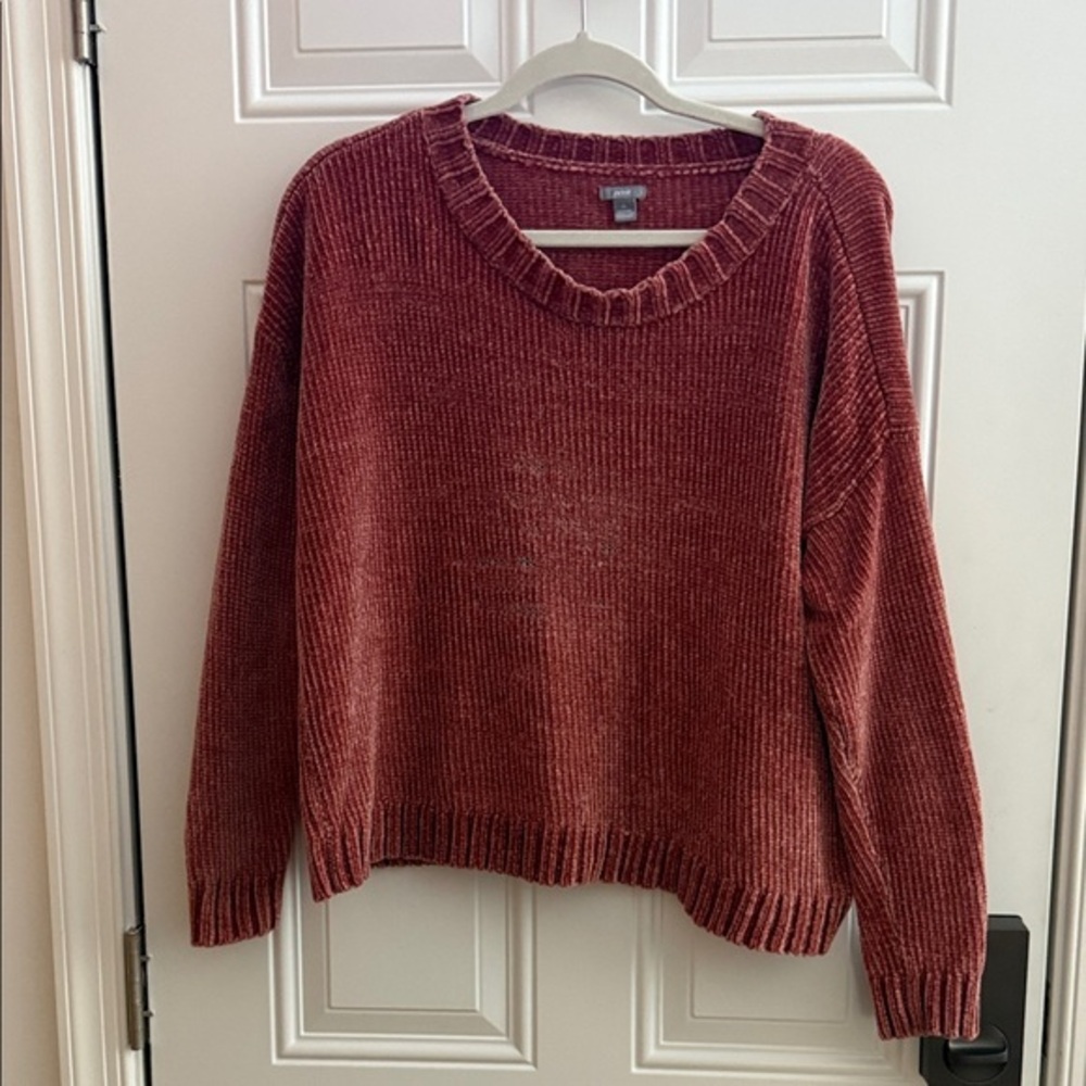 Aerie Warm Brick Red Sweater
